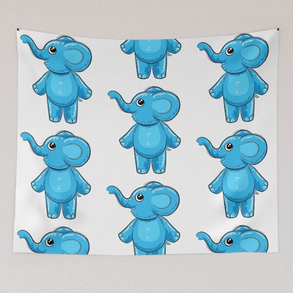 Item preview, Cute Elephant Art Handdrawn designed and sold by MisPuHoney.