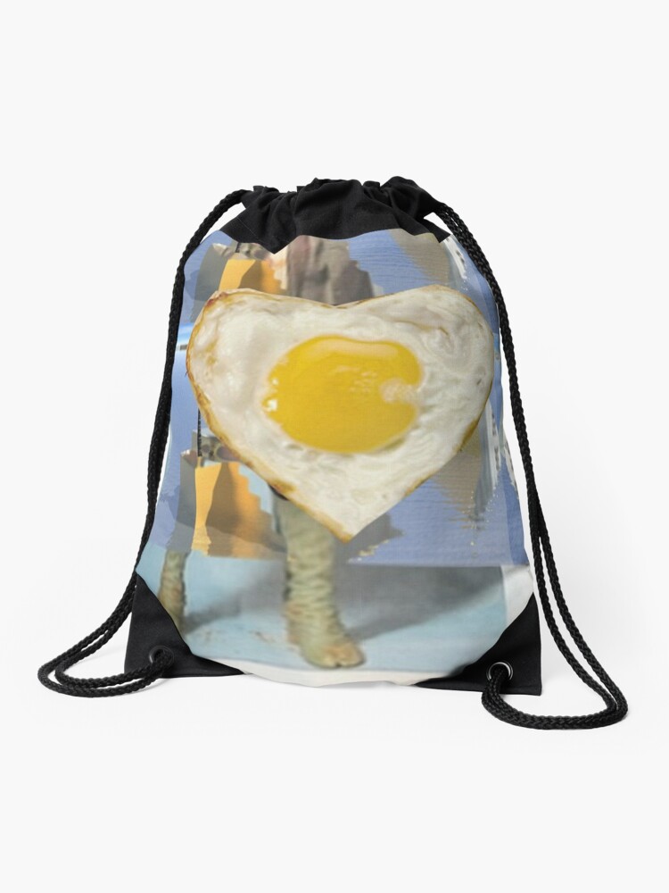 Fried Eggs Drawstring Bag