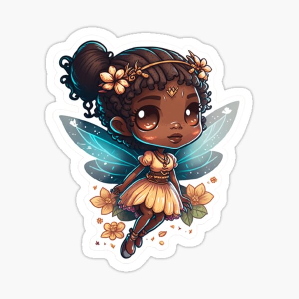 Sticker cartoon little baby fairy stickers