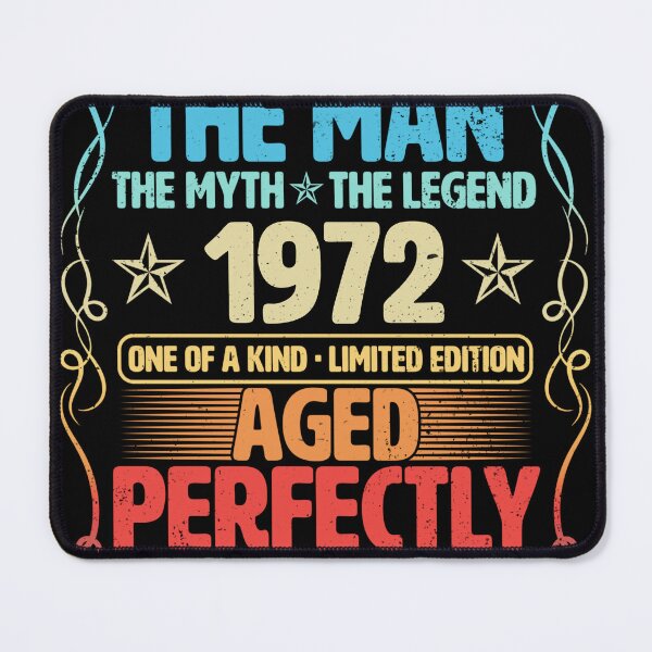 Item preview, The Man 1972 Aged Perfectly Life Begins At 51st Birthday designed and sold by apaahteklur.