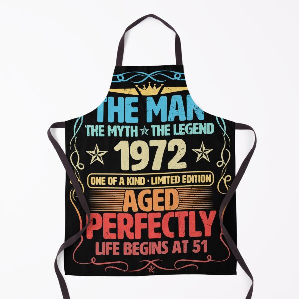 Item preview, The Man 1972 Aged Perfectly Life Begins At 51st Birthday designed and sold by apaahteklur.