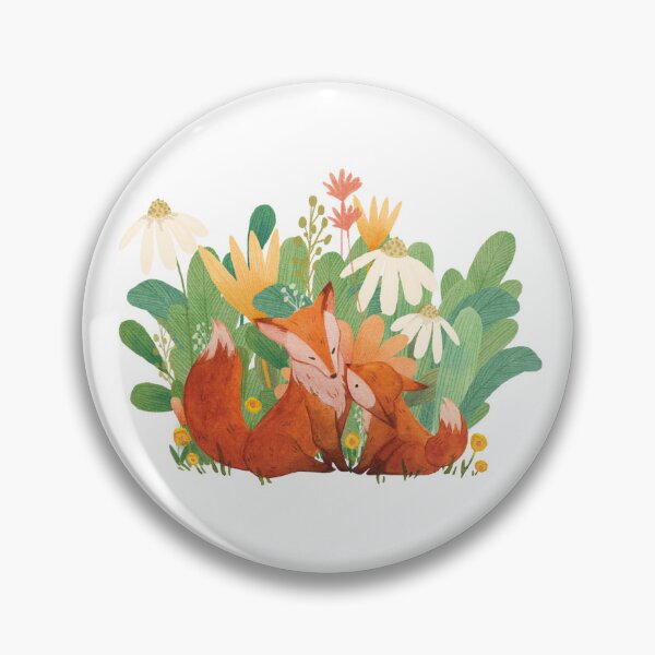 Item preview, baby fox and its mother designed and sold by Ghazal-art.