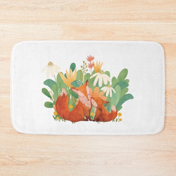 Item preview, baby fox and its mother designed and sold by Ghazal-art.