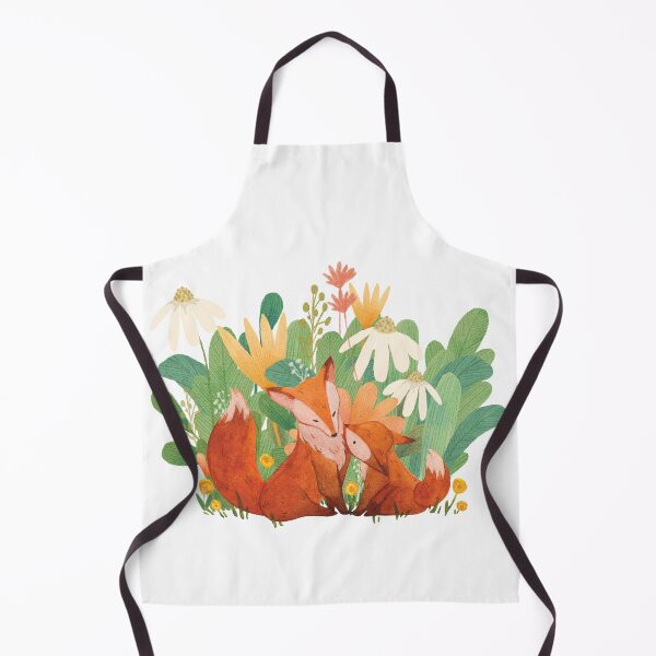 Item preview, baby fox and its mother designed and sold by Ghazal-art.