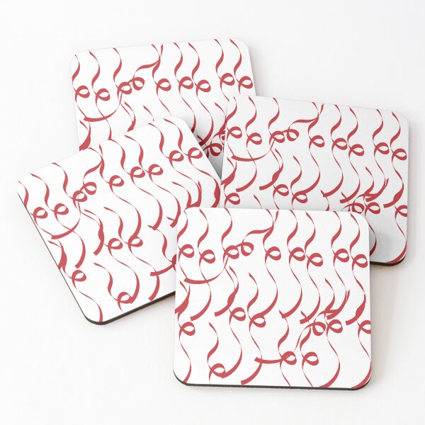 Item preview, Collection of red confetti ribbon for decoration and celebration occasion  designed and sold by Giree07.