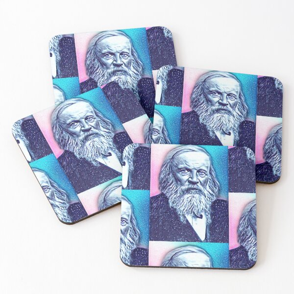 Item preview, Dimitri Mendeleev Artwork | Dimitri Mendeleev Portrait | Dimitri Mendeleev Wall Art  designed and sold by Suyogsonar25.