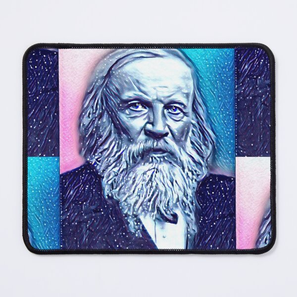 Item preview, Dimitri Mendeleev Artwork | Dimitri Mendeleev Portrait | Dimitri Mendeleev Wall Art  designed and sold by Suyogsonar25.