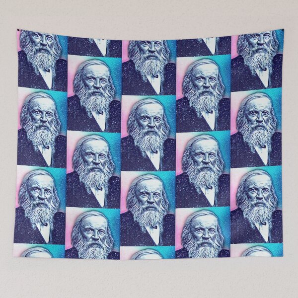Item preview, Dimitri Mendeleev Artwork | Dimitri Mendeleev Portrait | Dimitri Mendeleev Wall Art  designed and sold by Suyogsonar25.