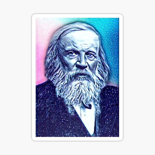 Vista previa del artículo con la obra «Obra de Dimitri Mendeléyev | Retrato de Dimitri Mendeleiev | Arte de la pared de Dimitri Mendeleev», diseñado y vendido por Suyogsonar25.