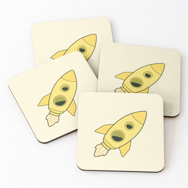 Item preview, Cute Yellow Rocket designed and sold by Myinsidethoughts.