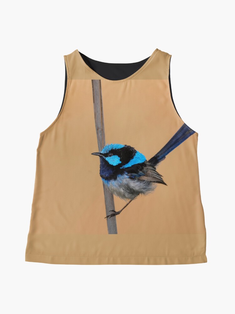 Thumbnail 4 of 6, Sleeveless Top, Portrait of a Male Superb fairy-wren designed and sold by Puttaswamy Ravishankar.