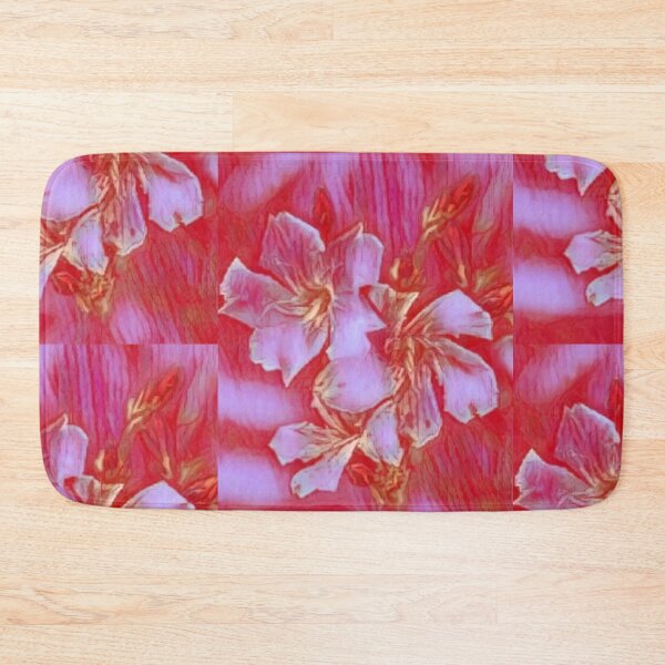 Item preview, Flowering Golden Fuschia Oleander on Red designed and sold by IvaRenee.