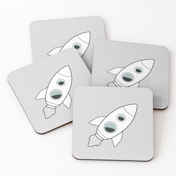Item preview, Cute White Rocket designed and sold by Myinsidethoughts.