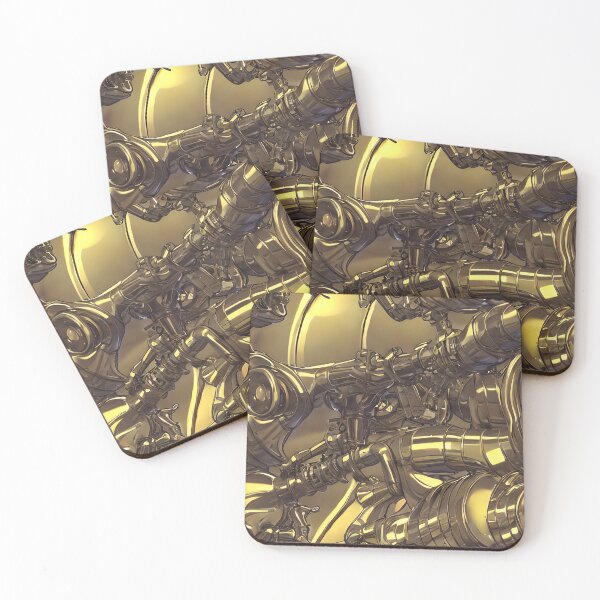 Item preview, Golden Machine - Seamless Pattern designed and sold by Chubuter.