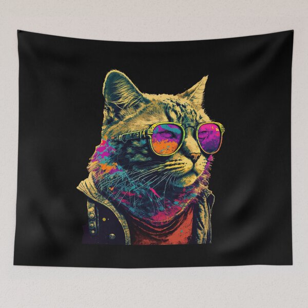Item preview, Cool cat wearing shades designed and sold by AnimalArtPhotos.