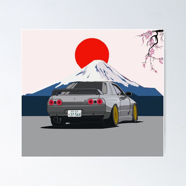 Retro Anime Jdm Car Kraft Paper Japan Racing Classic Home Decor Living  Posters Vintage High Quality Painting Wall Art Stickers - AliExpress