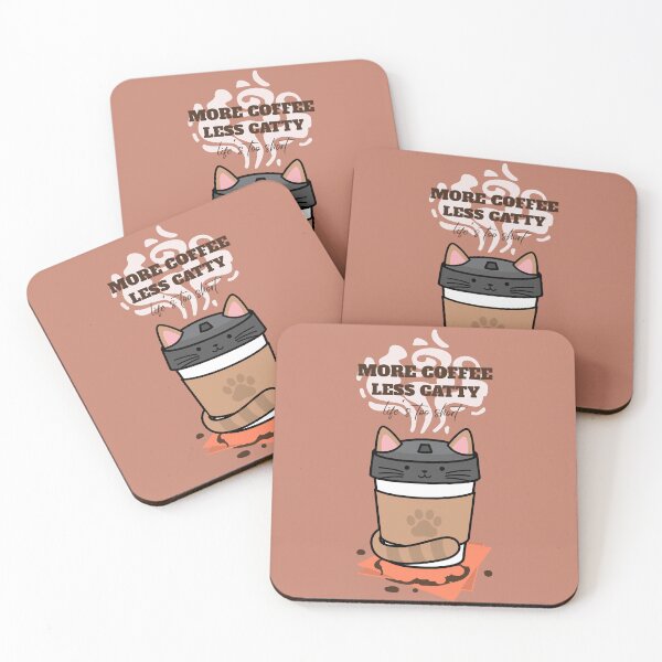 Item preview, More Coffee Less Catty designed and sold by Lime Milk.