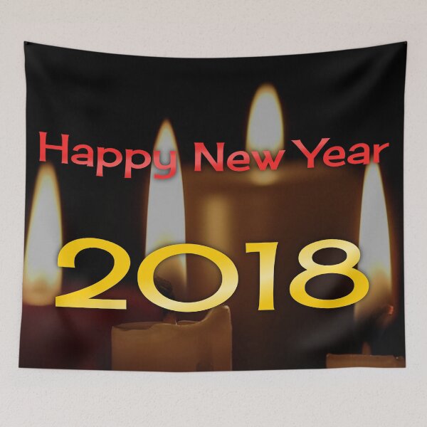Item preview, Happy new Year 2018 - Candles / Bougies designed and sold by WonderLang.