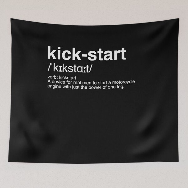 Item preview, Vintage Motocross Kickstart Design - Kickstart Kenny Edition designed and sold by starider.