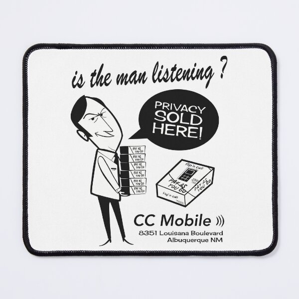 Item preview, Is the man listening - privacy sold here by Saul Goodman designed and sold by Emptyst store.