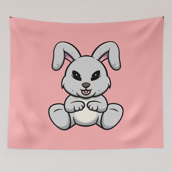 Item preview, Cute Rabbit Smiling designed and sold by cubbone.