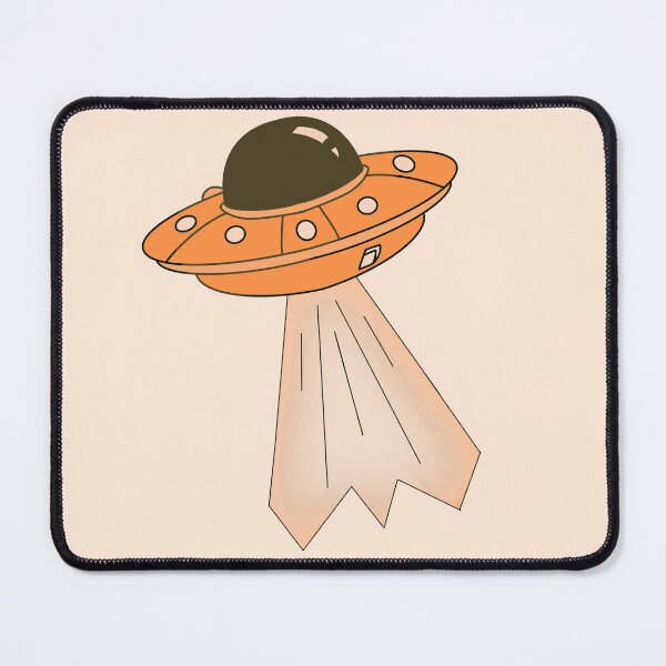 Item preview, Cute Orange UFO designed and sold by Myinsidethoughts.