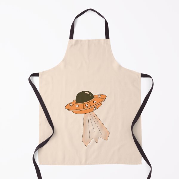 Item preview, Cute Orange UFO designed and sold by Myinsidethoughts.