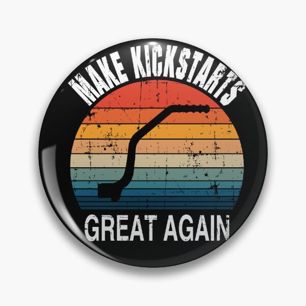 Item preview, Make Kickstarts Great Again - Vintage Motocross Design - Kickstart Kenny Edition designed and sold by starider.