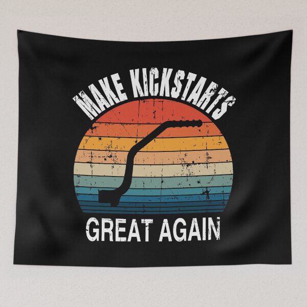 Item preview, Make Kickstarts Great Again - Vintage Motocross Design - Kickstart Kenny Edition designed and sold by starider.
