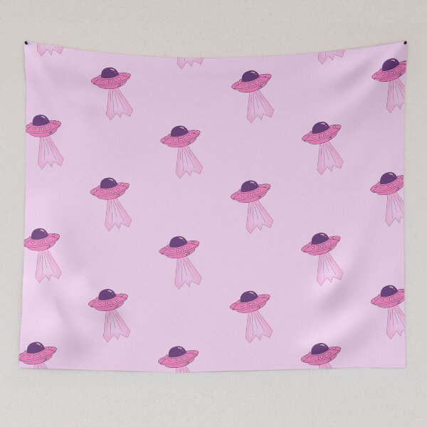 Item preview, Cute Pink UFO designed and sold by Myinsidethoughts.