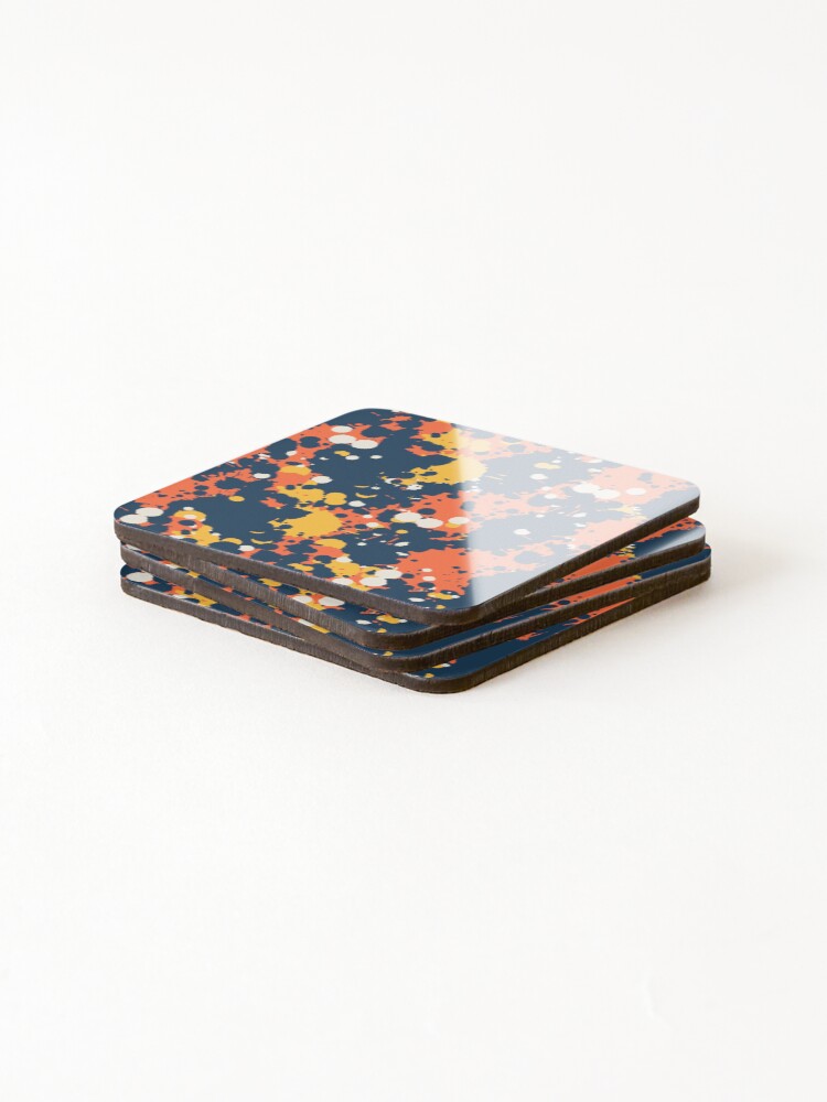 Thumbnail 4 of 5, Coasters (Set of 4), Color Combination Pattern designed and sold by TowTees.