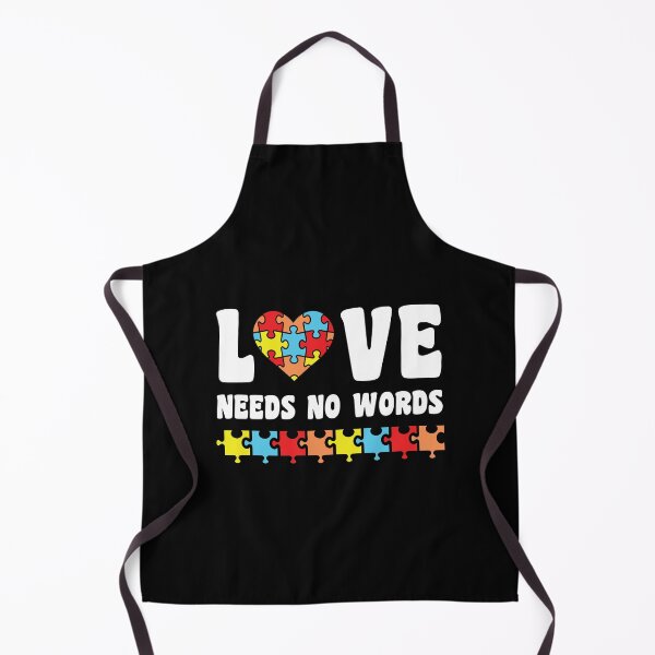 Item preview, Love needs no words Autism Autistic Kid Awareness Teacher Student designed and sold by miraclemaker.