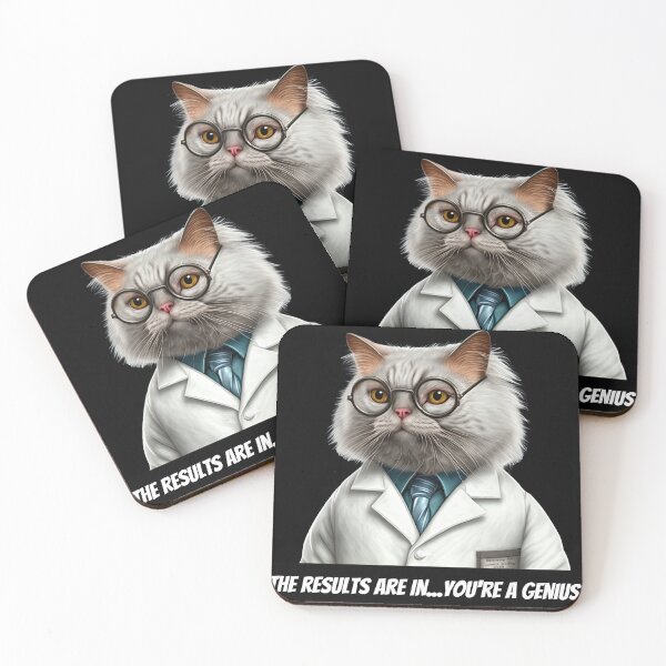 Item preview, Funny cat doctor designed and sold by AnimalArtPhotos.