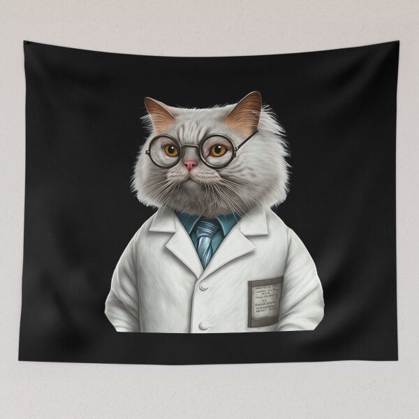 Item preview, Fun cat doctor designed and sold by AnimalArtPhotos.