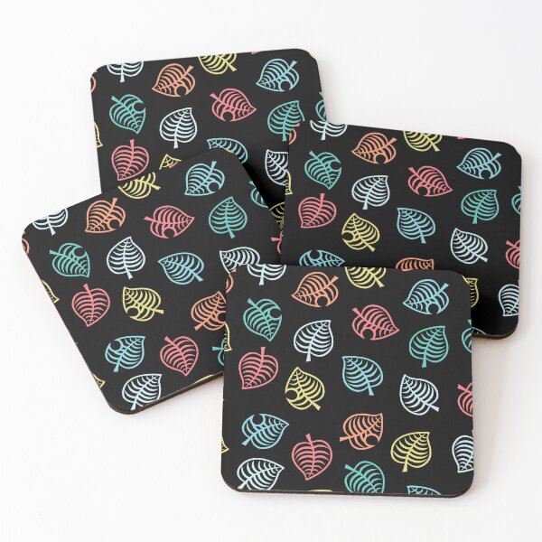 Item preview, Cute Crossing Leaf Multi Colored - Black designed and sold by Osh Sales.