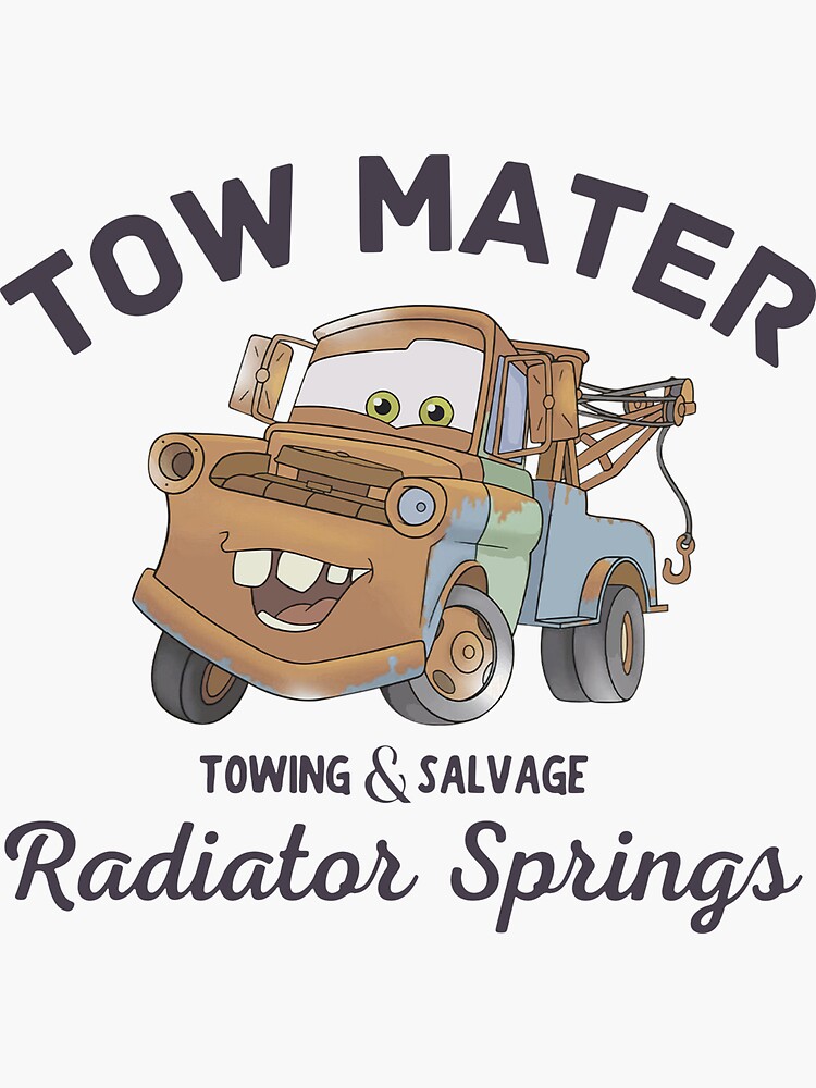 Tow Mater Sticker