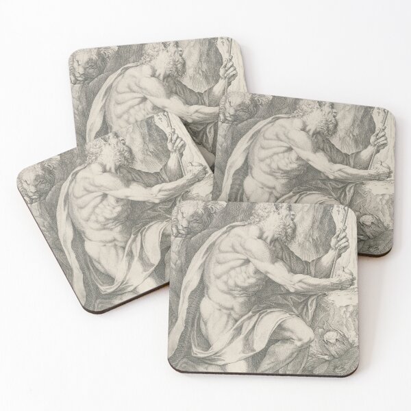 Item preview, St. Jerome with Cross and Lion designed and sold by DevoidDevout.