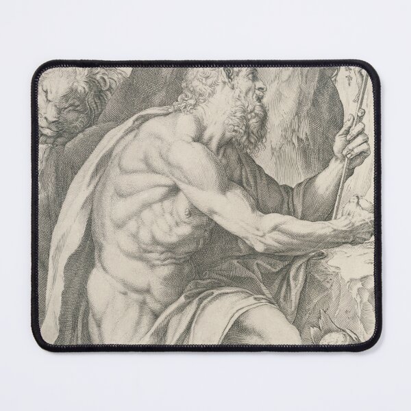 Item preview, St. Jerome with Cross and Lion designed and sold by DevoidDevout.