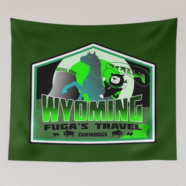 Item preview, FŪGA's Travel (Wyoming) designed and sold by ZUKINDOGS-JP.