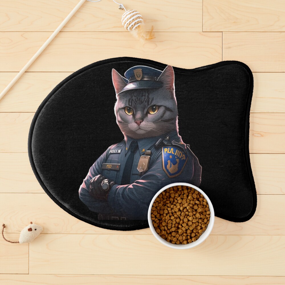 Police cat Sticker for Sale by AnimalArtPhotos