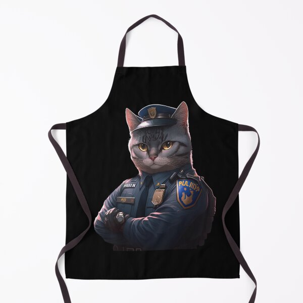 Item preview, Officer police cat designed and sold by AnimalArtPhotos.