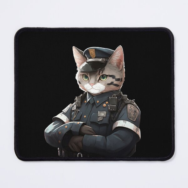 Item preview, Cat police patrol designed and sold by AnimalArtPhotos.