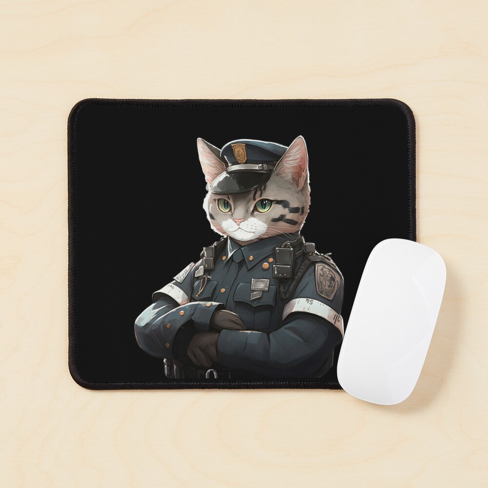 Cat police service Sticker for Sale by AnimalArtPhotos