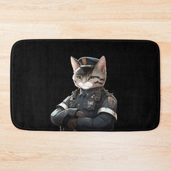 Item preview, Cat police patrol designed and sold by AnimalArtPhotos.