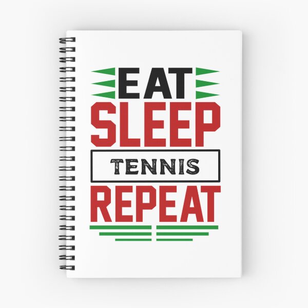 Item preview, Eat. Sleep. Tennis. Repeat. (Light)   designed and sold by LadybugWreaths.