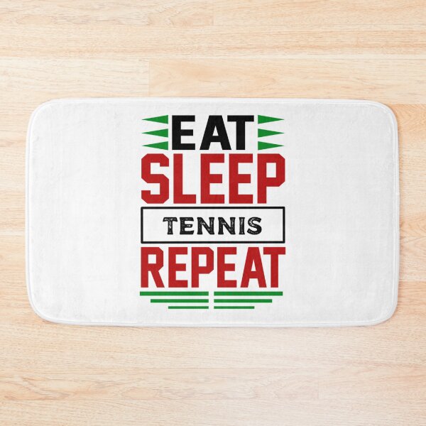 Item preview, Eat. Sleep. Tennis. Repeat. (Light)   designed and sold by LadybugWreaths.