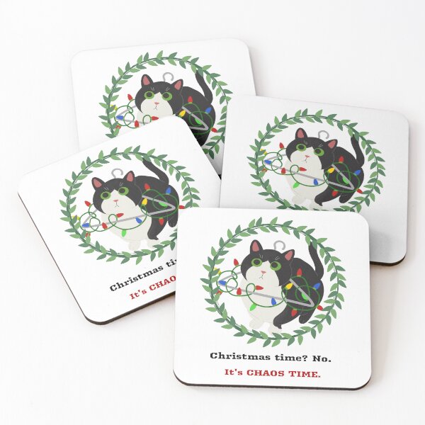 Item preview, Christmas time? No. It's CHAOS TIME. designed and sold by Quirkdom.