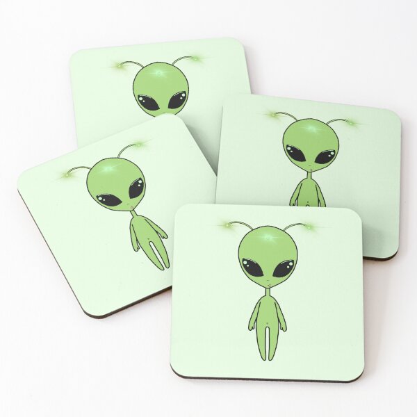 Item preview, Cute Green Alien designed and sold by Myinsidethoughts.