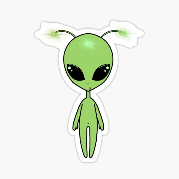 Item preview, Cute Green Alien designed and sold by Myinsidethoughts.