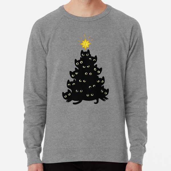 Meowy Christmas Lightweight Sweatshirt